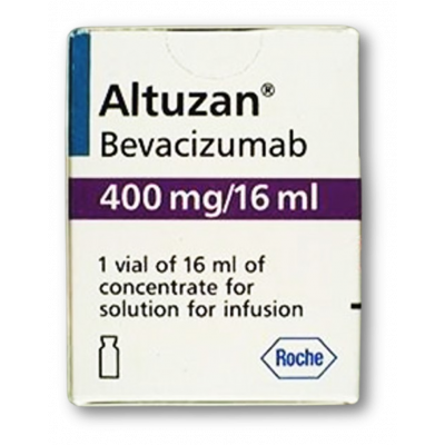 ALTUZAN 400 MG / 16 ML ( BEVACIZUMAB ) CONCENTRATE FOR SOLUTION FOR IV INFUSION 16 ML VIAL